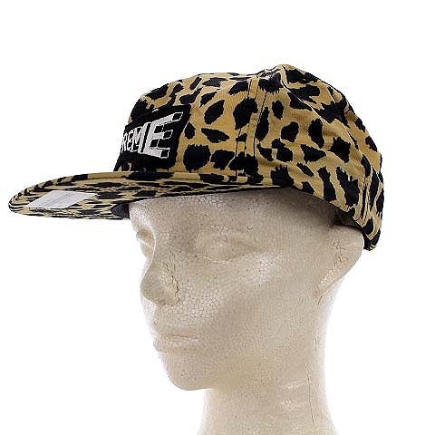 シュプリーム Supreme 帽子 キャップ レオバード柄 ヒョウ柄 Skew Nylon 5 Panel 17ss 茶 Rm メンズ 169 ベクトルパーク