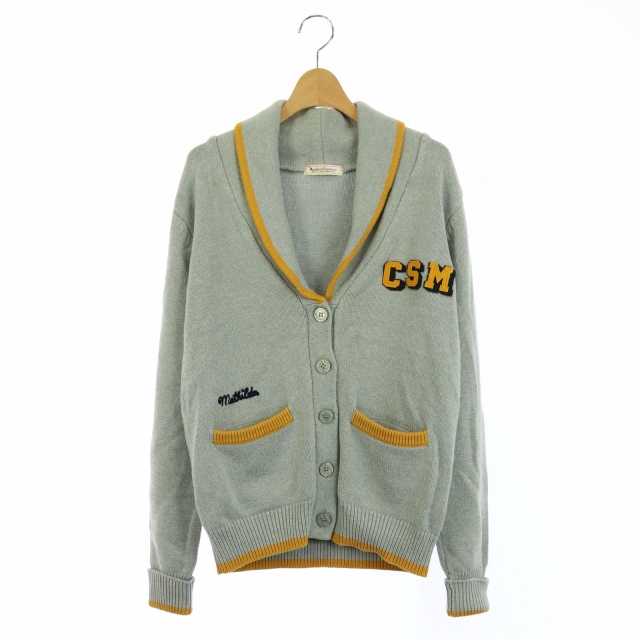 ロデオクラウンズ Rodeo Crowns カーディガン ニット 長袖 S グレー 黄 Hk レディース 169 ベクトルパーク