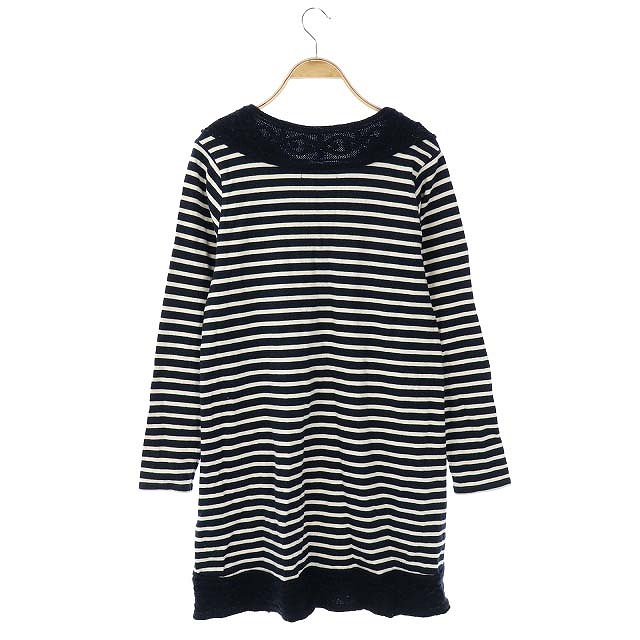 ビームスハート Beams Heart ワンピース ボーダー ミニ 長袖 紺 白 Kn レディース 169 ベクトルパーク