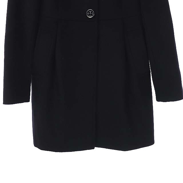 ポールスミス Paul Smith ウールコート 黒 ポールスミス ブラック Paul Smith BLACK ステンカラーコート