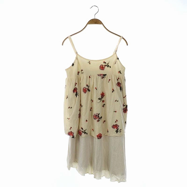 ファーファー Furfur キャミワンピース 膝丈 総柄 アイボリー Ao レディース 169 ベクトルパーク