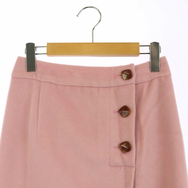 ナイスクラップ Nice Claup Natural Couture タイトスカート ロング 起毛 ピンク Es レディース 169 ベクトルパーク