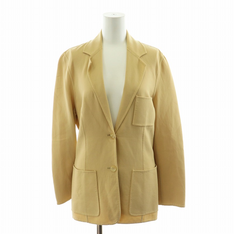 CELINE ベージュ テーラードジャケット 38