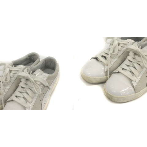 プーマ Puma Sergio Rossi シューズ スニーカー ローカット スエード Clyde Suede 03 22 0 白 ホワイト Ks12 レディース 170 ベクトルパーク