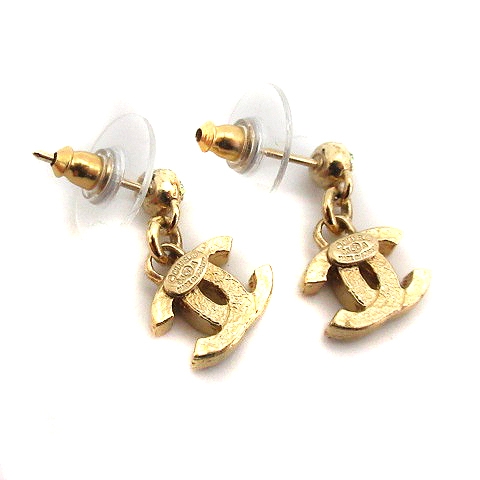 シャネル CHANEL ピアス ココマーク ラインストーン マルチカラー 05A 