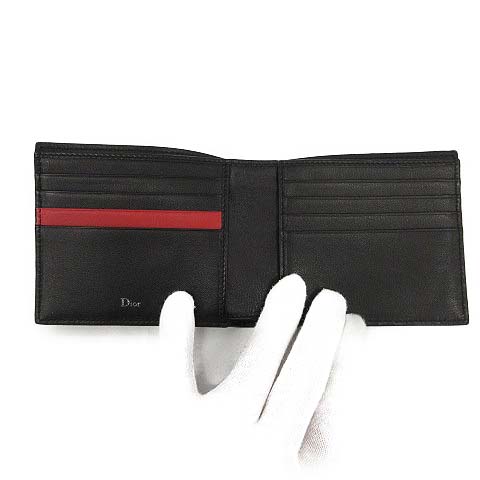 使用期間半年 Dior homme フラグメントケース 黒 起きよ レザー