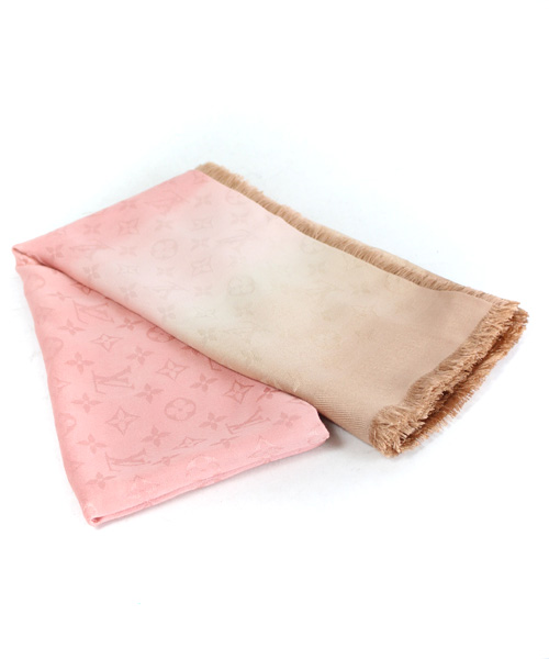 ルイヴィトン LOUIS VUITTON ショール ストール モノグラム ブラー  