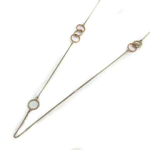 新品未使用品クロエ ラウンドモチーフ ツインリング ロゴネックレス