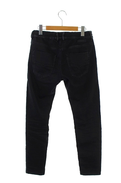 【即決】DIESEL ディーゼル 0687Z KRAILEY-R-NE ジョグジーンズパンツ ブラック系 W29 [240001290244]【中古】メンズ KRAILEY R-NE⁄スキニーボトム⁄25⁄コットン⁄BLK⁄無地⁄0687Z