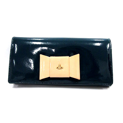ヴィヴィアンウエストウッド Vivienne Westwood 長財布 リボン オーブ 