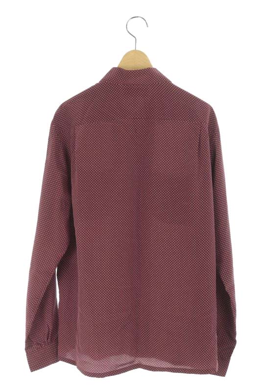 サンローラン パリ SAINT LAURENT PARIS シャツ ドット シルク