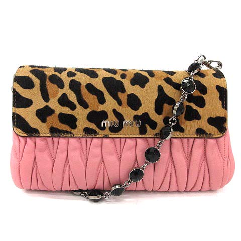 ミュウミュウ miumiu クラッチバッグ ショルダー 2WAY マテラッセ 