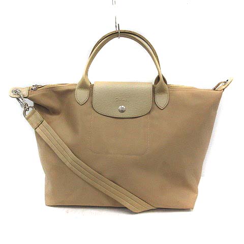 ロンシャン Longchamp バッグ トート ショルダー 2way ルプリアージュ ネオ ベージュ Yi7 レディース 170 ベクトルパーク