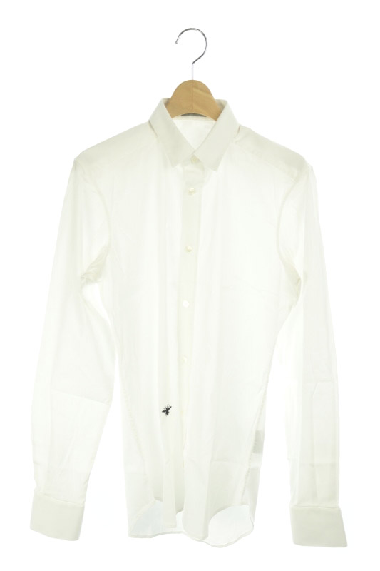 ディオールオム Dior HOMME シャツ 長袖 38 白 /DF □OS メンズ ディオールオム Dior HOMME シャツ 長袖 38 白 /DF □OS メンズ
