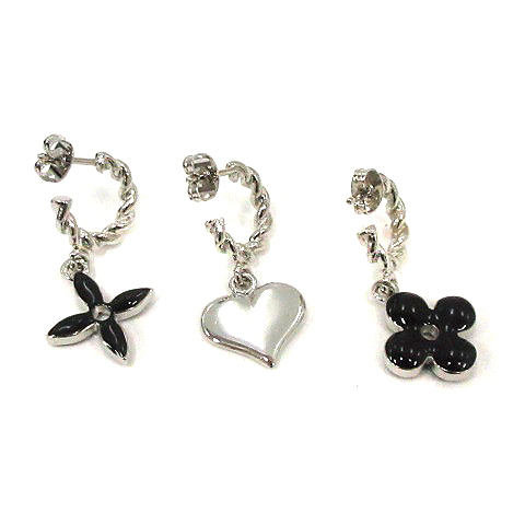 ルイヴィトン LOUIS VUITTON ピアス 3点セット モノグラムブークルド  