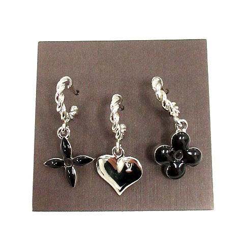 ルイヴィトン LOUIS VUITTON ピアス 3点セット モノグラムブークルド  