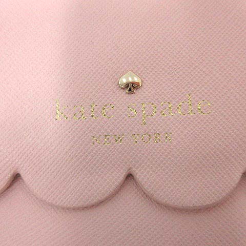 ケイトスペード KATE SPADE 財布 二つ折り スカラップ ピンク