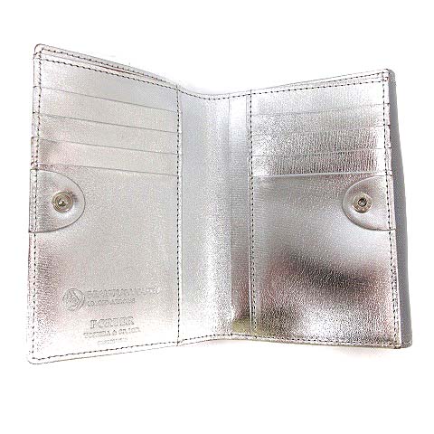 B Y ユナイテッドアローズ Beauty Youth ビューティー ユース Porter 財布 二つ折り Wホック バイカラー グレー シルバー色 Yi31 メンズ 170 ベクトルパーク