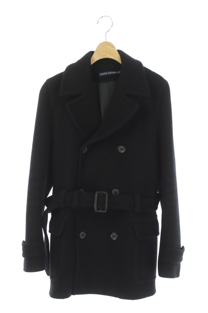 ラルフローレン RALPH LAUREN ピーコート Pコート ダブル ベルト付き 