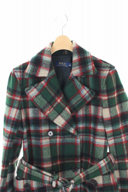 ポロ ラルフローレン POLO RALPH LAUREN Pコート ピーコート チェック 
