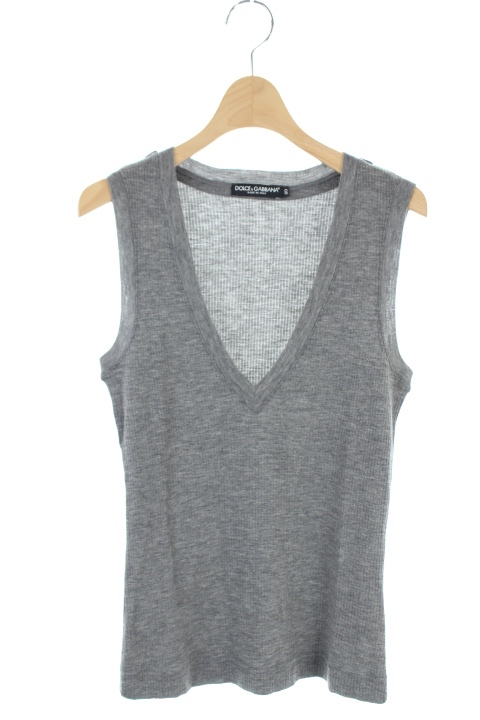 DOLCE&GABBANA ドルガバ Vネック ノースリーブ レディース 美品