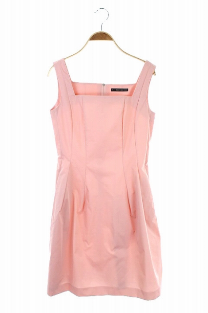 フォクシーニューヨーク Foxey New York ワンピース 膝丈 ノースリーブ 40 ピンク Mn Os レディース 170 ベクトルパーク