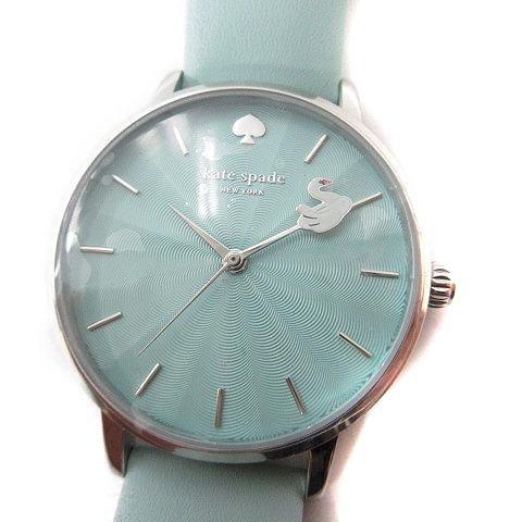 ケイトスペード KATE SPADE 腕時計 Swan Metro 白鳥 レザー クォーツ 