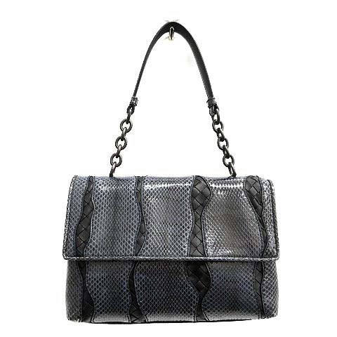 BOTTEGA VENETA 編み込みレザーハンドバッグ　鏡付き bov0356001_bur_00.jpg