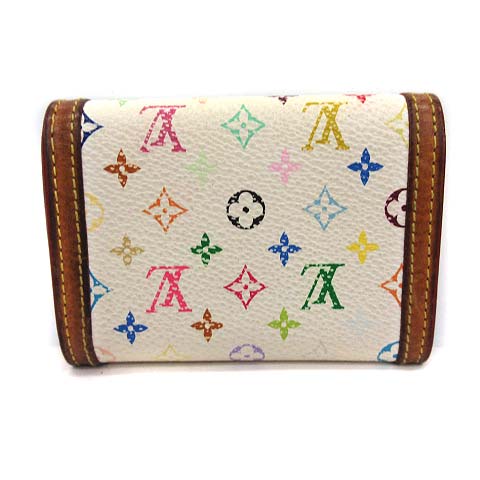 ルイヴィトン マルチカラーM 58014 二つ折り財布 モノグラム 箱付属品  