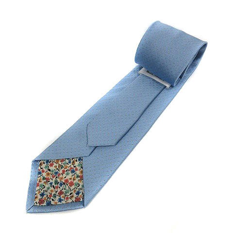 ポールスミス Paul Smith ネクタイ ドット柄 水玉 シルク 水色 Sr38 メンズ 170 ベクトルパーク