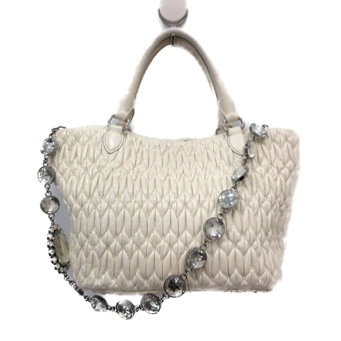 ミュウミュウ miumiu マテラッセ ショルダーバッグ ハンド 3WAY 