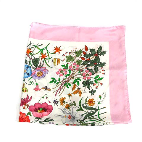 グッチ GUCCI スカーフ シルク 花柄 ピンク 022796 /YI6 レディース 