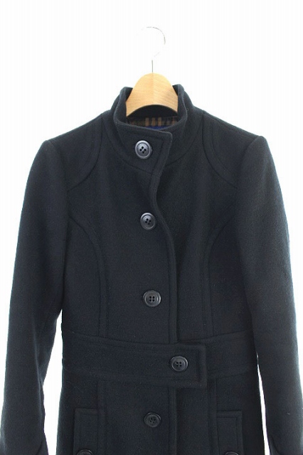 バーバリーブルーレーベル BURBERRY BLUE LABEL コート アンゴラ  