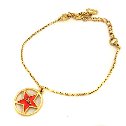 クリスチャンディオール Christian Dior ブレスレット スターモチーフ 
