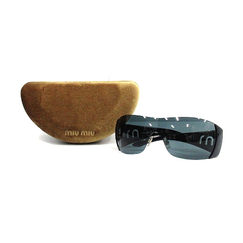 ミュウミュウ miumiu サングラス 黒 ブラック SMU11H /AK8 レディース