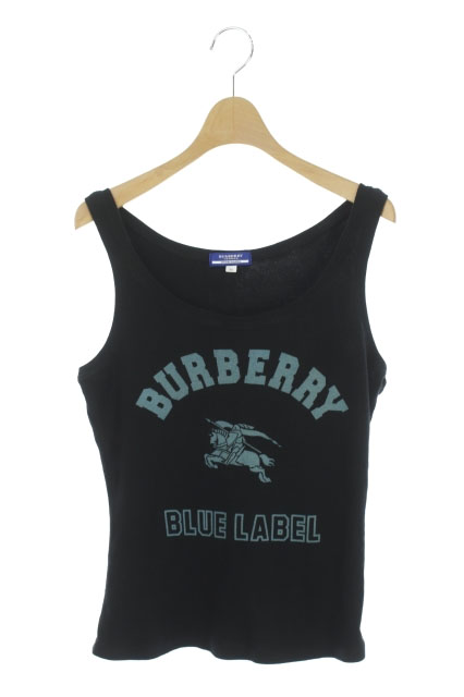 Burberry Blue Label 黒 タンクトップ 38