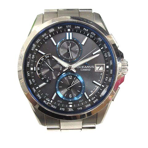 カシオ CASIO 腕時計 ソーラー 電波 オシアナス OCEANUS クラシック 