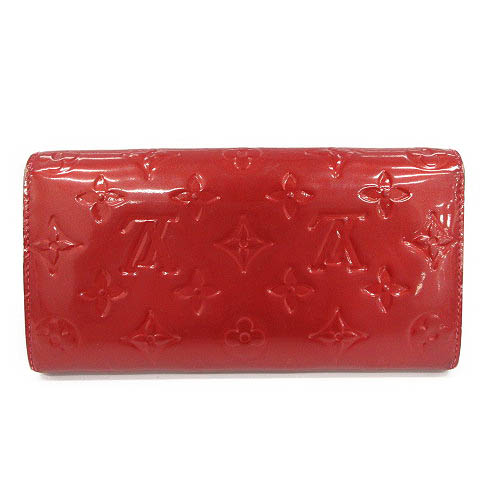 ルイヴィトン LOUIS VUITTON 長財布 二つ折り ヴェルニ ポルトフォイユ 