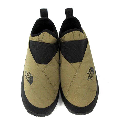 ザノースフェイス THE NORTH FACE B:MING by BEAMS スニーカー ローカット バイカラー ヌプシトラクションライト モック KIMONO 23cm カーキ 黒 NF51885C /YI26 メンズ レディース