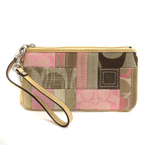 コーチ COACH アクセサリーポーチ パッチワーク シグネチャー 