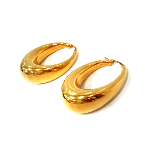 セリーヌ CELINE ピアス フープ アクセサリー ゴールド色 /AK15  