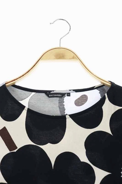 マリメッコ marimekko カットソー 七分袖 プルオーバー ウニッコ柄 
