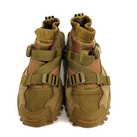 ハイク HYKE Adidas Originals スニーカー 切替 スエード 23.5 カーキ 