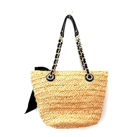 ケイトスペード リボン付きかごバッグ ホワイト ケイトスペード かご