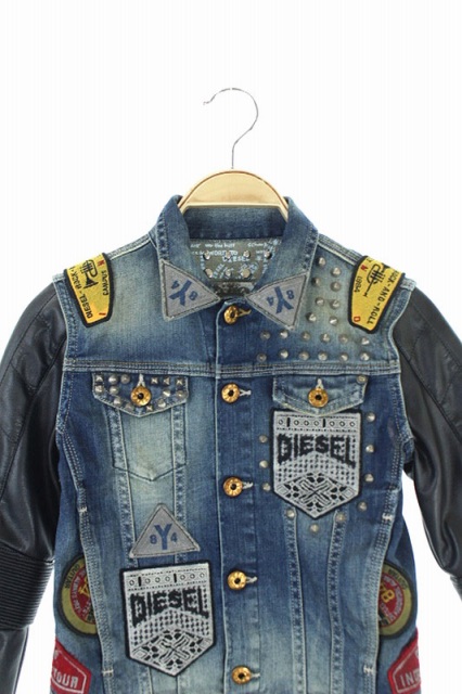 激レア○ DIESEL スタッズ ビンテージデニム ジャケット - メルカリ