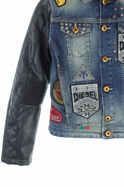 激レア○ DIESEL スタッズ ビンテージデニム ジャケット - メルカリ