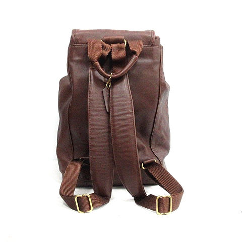 コーチ COACH バッグ リュック デイパック レザー 茶 ブラウン 0529 