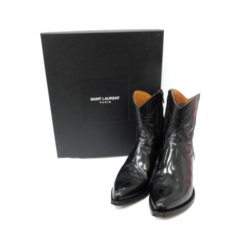 サンローラン パリ SAINT LAURENT PARIS ウェスタンブーツ ショート 