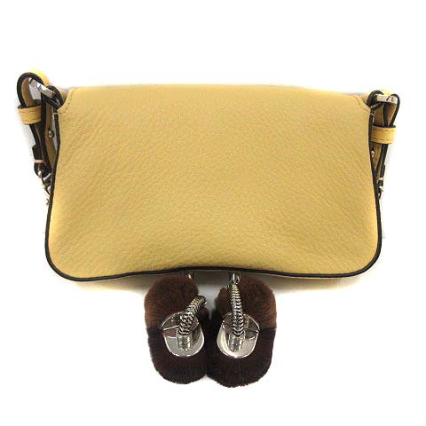 フェンディ FENDI バッグ ショルダー ミニ レザー マイクロバケット 