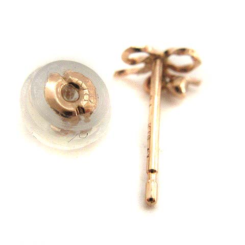 サマンサティアラ Samantha Tiara ピアス リボンモチーフ ダイヤモンド 0 01ct K18PG ゴールド YO9 レディース 170-401908210243